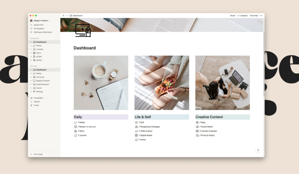 notion setup