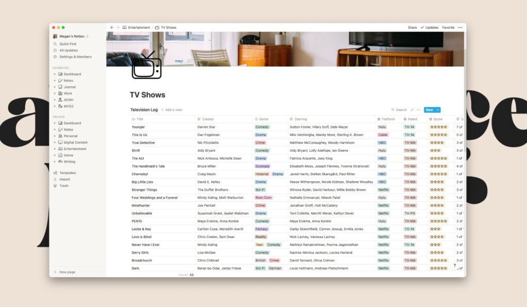notion setup