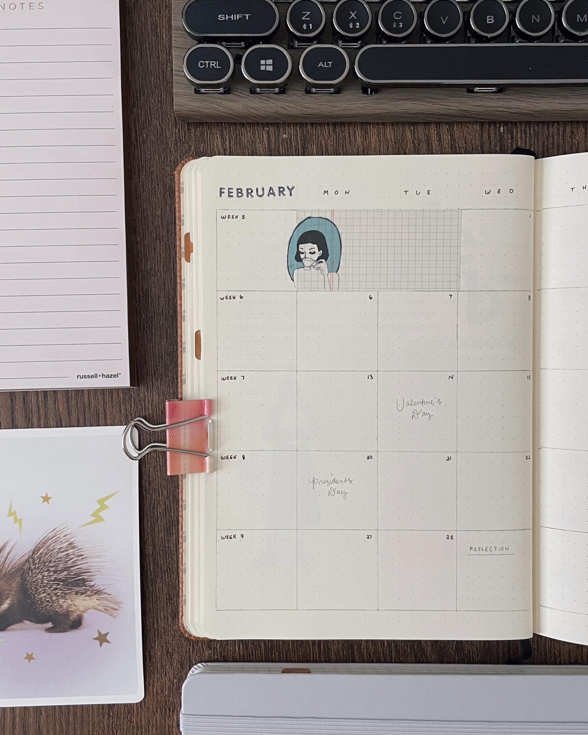 bullet journal setup