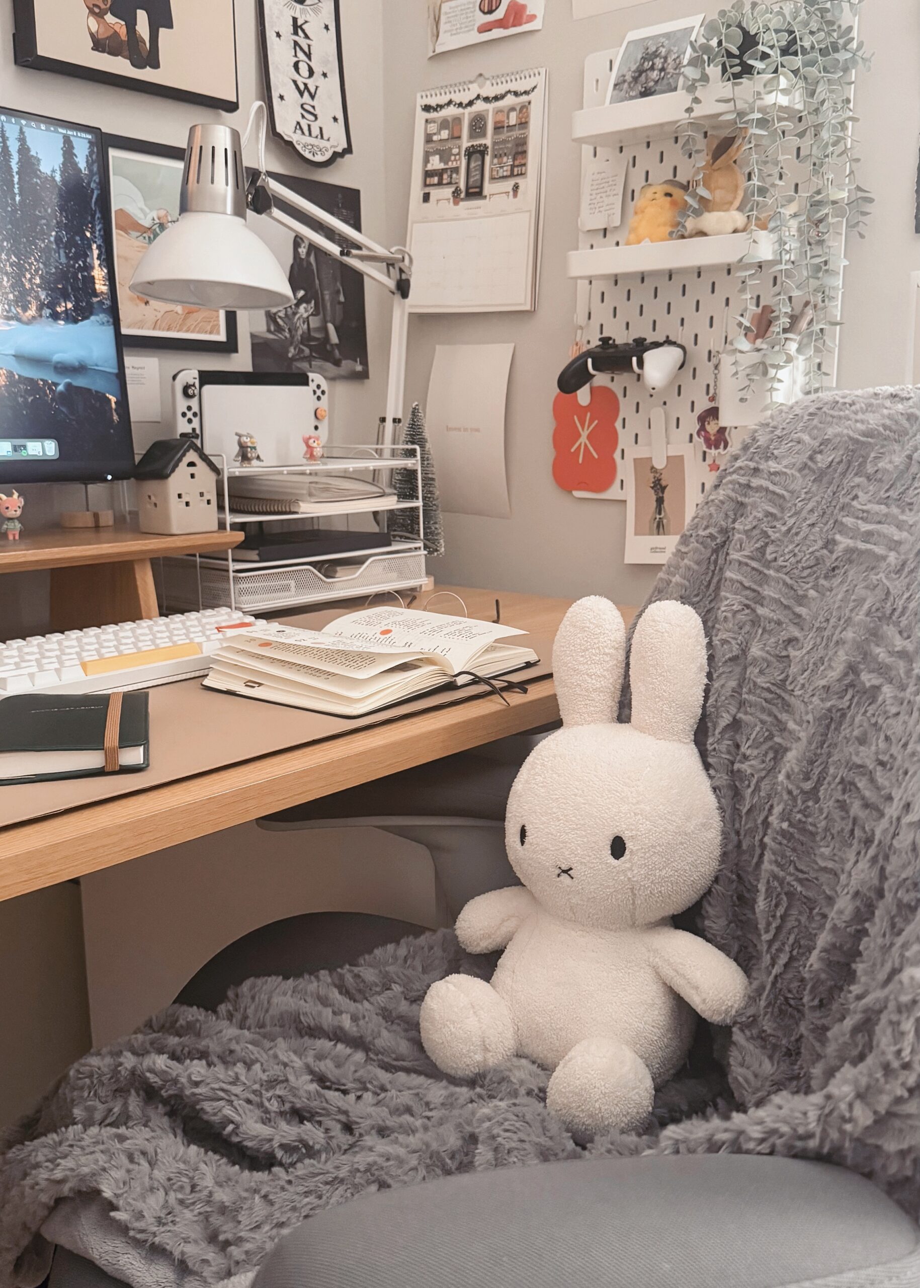 Desk Diaries 04: A Cozy Peak-Winter Space