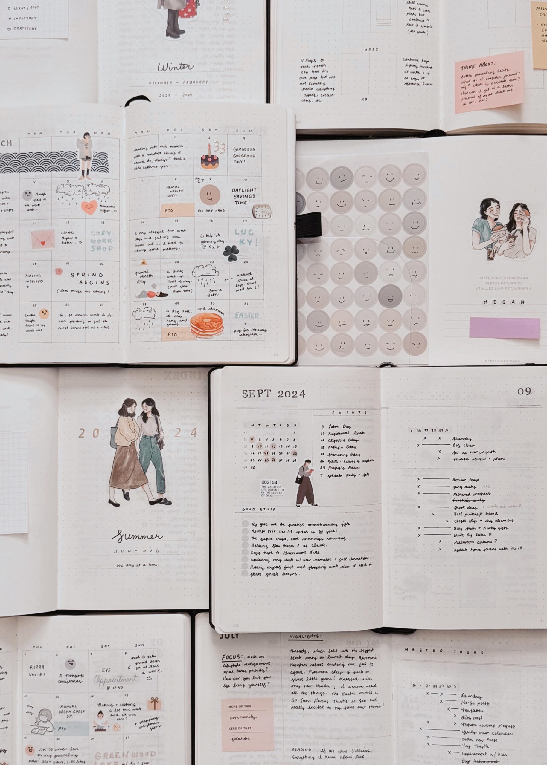 2 Years Of Seasonal Bullet Journaling